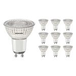 Multipack 10x Noxion PerfectColor LED-Spot GU10 PAR16 4W 345lm 36D - 927 Extra Warmweiß | Höchste Farbwiedergabe - Dimmbar - Ersatz für 50W