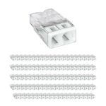 Multipack 100x Wago 2273-202 Verbindungsdosenklemme Compact | 2 Draht Verbindung - Push Draht