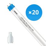Multipack 20x Philips LED Röhre T8 CorePro (EM/Mains) High Output 24W 2700lm - 840 Kaltweiß | 150cm - Ersatz für 58W