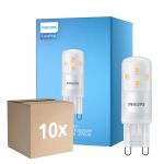 Multipack 10x Philips CorePro LED Capsule G9 Matt 2.7W 300lm - 827 Extra Warmweiß | Dimmbar - Ersatz Für 25W