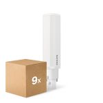 Multipack 9x Philips CorePro PL-C LED 6.9W 700lm - 830 Warmweiß | 2-Pins - Ersatz Für 18W