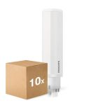 Multipack 10x Philips CorePro PL-C LED 6.5W 770lm - 840 Kaltweiß | 4-Pins - Ersatz Für 18W