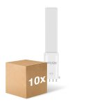 Multipack 10x Noxion Lucent PL-S LED  4.3W - 830 Warmweiß | 4-Pins - Ersatz Für 9W