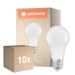 Multipack 10x Ledvance Classic LED E27 Birne Matt 8.8W 806lm - 827 Extra Warmweiß | Tageslichtweiß Sensor - Ersatz Für 60W
