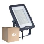 Multipack 4x Philips LED-Scheinwerfer Ledinaire BVP169 100W 12000lm 110D - 830-840-865 CCT | IP65 - Symmetrisch