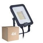 Multipack 4x Philips LED-Scheinwerfer Ledinaire BVP167 30W 3600lm 110D - 830-840-865 CCT | IP65 - Symmetrisch