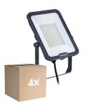 Multipack 4x Philips LED-Scheinwerfer Ledinaire BVP167 70W 8400lm 110D - 830-840-865 CCT | IP65 - Symmetrisch