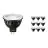 Multipack 10x Philips Master LED Spot GU5.3 MR16 6.7W 410lm 10D - 927 Extra Warmweiß | Höchste Farbwiedergabe - Dimmbar - Ersatz für 35W