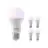 Multipack 5x Calex Smart Tuya Wifi E27 Birne 8.5W 806lm - 822-840 Abstimmbares Weiß | RGBW - Dimmbar - Ersatz für 60W