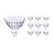 Multipack 10x Philips Master Value LED Spot GU5.3 MR16 5.8W 450lm 36D - 927 Extra Warmweiß | Höchste Farbwiedergabe - Dimmbar - Ersatz für 35W