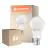 Multipack 6x Ledvance Performance LED Glühbirne B22d Birne Matt 8.5W 806lm - 827 Extra Warmweiß | Ersatz für 60W