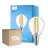 Multipack 10x Philips Corepro LED Lustre E14 Kugel Fadenlampe Klar 6.5W 806lm - 827 Extra Warmweiß | Ersatz für 60W