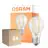 Multipack 6x Osram LED Superstar E27 Birne Fadenlampe Klar 7.5W 1055lm - 940 Kaltweiß | Höchste Farbwiedergabe - Dimmbar - Ersatz Für 75W