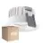 Multipack 10x Ledvance LED-Spot Fix Aluminium Weiß 8W 680lm 36D - 930 Warmweiß | Ausschnitt 68mm - IP44 - Höchste Farbwiedergabe - Dimmbar