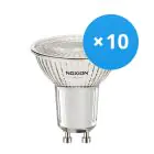 Multipack 10x Noxion PerfectColor LED-Spot GU10 PAR16 3W 230lm 60D - 927 Extra Warmweiß | Höchste Farbwiedergabe - Dimmbar - Ersatz für 35W
