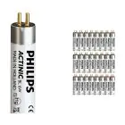 Multipack 25x Philips MASTER Actinic BL T5 Short 6W - Ultraviolett | 21cm