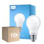 Multipack 10x Philips Corepro LED Glühbirne E27 Birne Matt 10.5W 1521lm - 830 Warmweiß | Ersatz für 100W