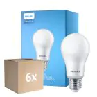 Multipack 6x Philips Corepro LED Glühbirne E27 Birne Matt 13W 1521lm - 827 Extra Warmweiß | Ersatz für 100W