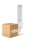Multipack 10x Ledvance Dulux-D LED 9W - 840 Kaltweiß | 2-Pins - Ersatz Für 26W