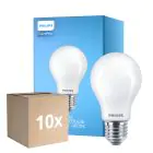 Multipack 10x Philips Corepro LED Glühbirne E27 Birne Matt 7W 806lm - 840 Kaltweiß - Ersatz für 60W