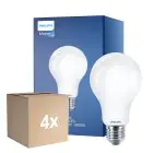 Multipack 4x Philips Classic LED Glühbirne E27 Birne Matt 17.5W 2452lm - 840 Kaltweiß | Ersatz für 150W