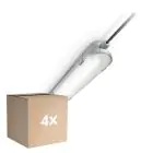 Multipack 4x Philips LED Feuchtraumleuchte CoreLine WT120C G2 42.9W 6000lm - 840 Kaltweiß | 150cm 
