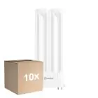 Multipack 10x Ledvance DULUX-F LED 12W - 840 Kaltweiß | 4-Pins - Ersatz Für 24W