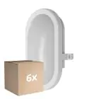 Multipack 6x Ledvance LED-Wand- und Deckenleuchte Weiß 11W - 840 
