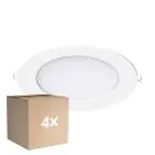 Multipack 4x Noxion LED Downlight Slim V2.0 12W 1200lm 120D - 830 Warmweiß | 170mm - Ausschnitt 150mm - IP44 