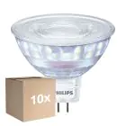 Multipack 10x Philips Master LED Spot GU5.3 MR16 7.5W 621lm 36D - 922-927 Dim To Warm | Höchste Farbwiedergabe - Dimmbar - Ersatz Für 50W