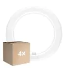 Multipack 4x Ledvance LED Röhre T9 Value rund (EM/Mains) 11W 1320lm - 840 Kaltweiß | Ersatz für 22W