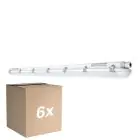 Multipack 6x Ledvance LED Feuchtraumleuchte Feuchtigkeitsdicht Value 25W 3000lm - 840 Kaltweiß | 150cm