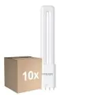Multipack 10x Noxion Lucent PL-L LED 7.9W 950lm - 830 Warmweiß | 4-Pins - Ersatz Für 18W