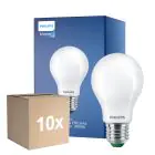 Multipack 10x Philips MASTER LED Glühbirne Ultra Efficient E27 Birne Matt 7.3W 1535lm - 830 Warmweiß | Ersatz für 100W