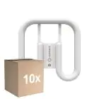 Multipack 10x Ledvance DULUX-SQ LED 13W - 830 Warmweiß | 2-Pins - Ersatz Für 28W