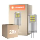 Multipack 20x Ledvance Performance LED Capsule Klar G4 2W 200lm - 827 Extra Warmweiß | Dimmbar - Ersatz Für 20W