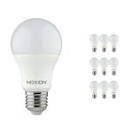 Multipack 10x Noxion Lucent Classic LED E27 Poire Dépolie 8.5W 806lm - 827 Blanc Très Chaud | Dimmable - Équivalent 60W
