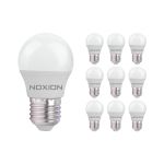 Multipack 10x Noxion Lucent Lustre LED E27 Boule Dépolie 2.5W 250lm - 827 Blanc Très Chaud | Équivalent 25W