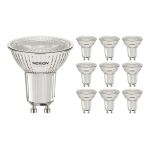 Multipack 10x Noxion Spot LED GU10 PAR16 4W 345lm 36D - 827 Blanc Très Chaud | Dimmable - Équivalent 50W