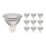 Multipack 10x Noxion Spot LED GU5.3 MR16 4.4W 345lm 36D - 840 Blanc Froid | Dimmable - Équivalent 35W