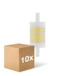 Multipack 10x Ledvance Performance LED R7s double Ended 78mm Claire 12W 1521lm - 827 Blanc Très Chaud | Dimmable - Équivalent 100W