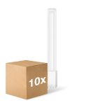 Multipack 10x Ledvance Dulux-L LED 12W - 830 Blanc Chaud | 4-Pins - Équivalent 24W