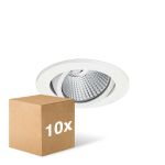Multipack 10x Philips Spot LED Claire Accent G2 RS061B 6W 550lm 36D - 840 Blanc Froid | 80mm - Dimmable 
