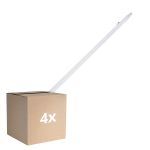 Multipack 4x Ledvance Réglette LED Étanche Imperméable Eco Slim 36W 4320lm - 840 Blanc Froid | 120cm