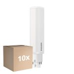 Multipack 10x Philips CorePro PL-C LED 5.5W 660lm - 840 Blanc Froid | 4-Pins - Équivalent 13W