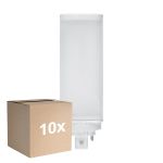 Multipack 10x Ledvance Dulux-T LED 10W - 830 Blanc Chaud | 4-Pins - Équivalent 26W