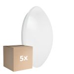 Multipack 5x Ledvance Surface Circulaire 400 24W 840 1920lm Blanc IP44 | avec Détecteur de Mouvement - Blanc Froid