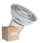 Multipack 10x Ledvance LED PAR16 GU10 Réflecteur 7W 750lm 36D - 840 Blanc Froid | Équivalent 80W