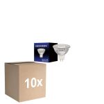 Multipack 10x Noxion Spot LED GU5.3 PAR16 4.4W 345lm 36D - 830 Blanc Chaud | Dimmable - Équivalent 35W