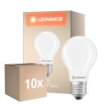 Multipack 10x Ledvance Classic LED E27 Poire Dépolie 5.9W 806lm - 840 Blanc Froid| Équivalent 60W